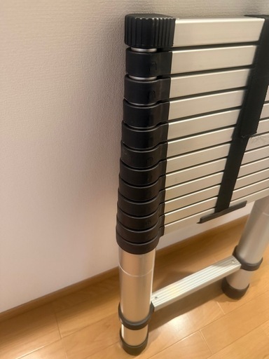 決)アルミ伸縮はしご3.8M