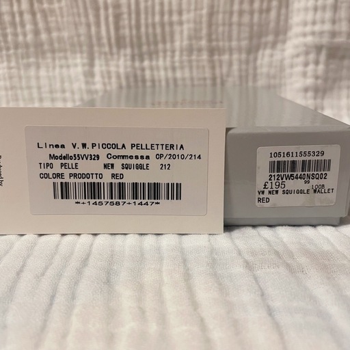 新品未使用 Vivienne Westwood 長財布 レッド