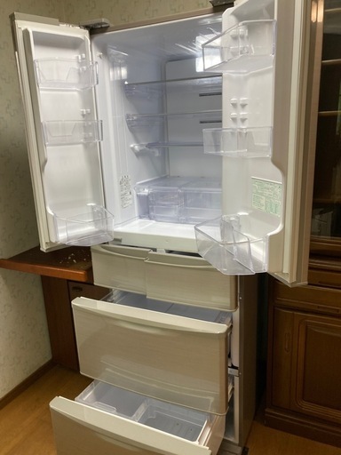 決まりました！SHARP 455L冷蔵庫 2019年製 SJ-F462E （オープン価格15万）大型フレンチドア 自動製氷 美品」