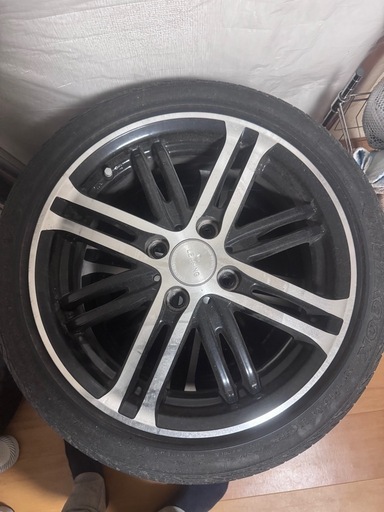 交渉中コペン l880k用BBSホィール165/50R15タイヤ24年43週製造美品の 