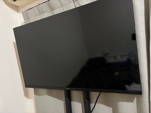 FPD チューナーレステレビ 43V型 4K Google TV&THANKO 自立式 テレビ台