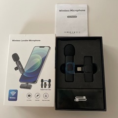 ワイヤレスマイクほぼ新品　　Bluetooth接続の画像