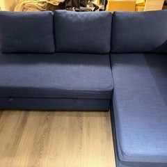 [直接引取限定・岡崎市] IKEA FRIHETEN 3人用ソファベッドの画像