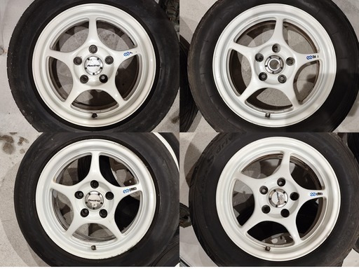 エンケイ　RP01　4本 7J 15インチ PCD114.3 5穴 ＋41（ひきとり限定）