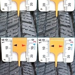③155/65R14中古冬用タイヤ4本の画像