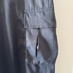 size X L 　SHEIN濃いグレーカーゴパンツの画像