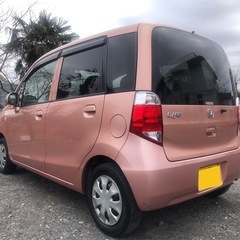 ★車検付きコミコミ価格★綺麗なJC1後期ライフG/可愛いピンク！禁煙車/女性2オーナー/キーレス/カロッツェリアフルセグTVナビ/ETC/シートカバー付き★の画像