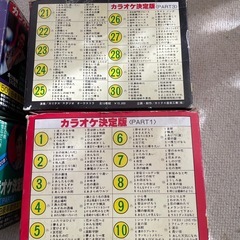 カラオケ決定版　カセット40本の画像