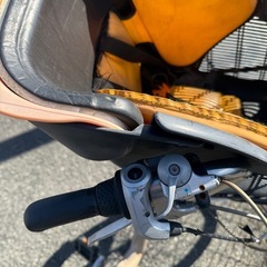 ブリヂストン アンジェリーノ 子供乗せ自転車 SHADリアボックス付き 実動品の画像