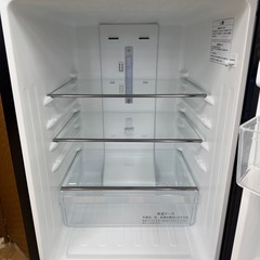 ジモティー特別価格🉐Hisense製★ガラスドア★２ドア冷蔵庫★6ヶ月間保証付きの画像