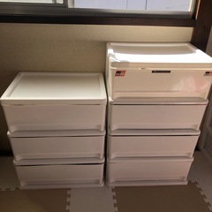 洋服収納ケース３個セット‼️の画像