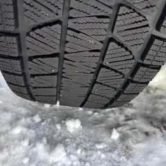 ☆ほぼ新品！BS ブリヂストン ブリザックDM-V3 スタッドレスタイヤ 18インチ 285/60R18 ホイール付 4本 引き取り&送料200サイズ×4 ☆の画像