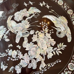 螺鈿テーブルの画像