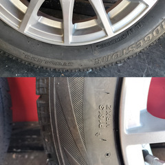 【ブリジストン】スタッドレスタイヤ＆アルミホイール 4本セットの画像