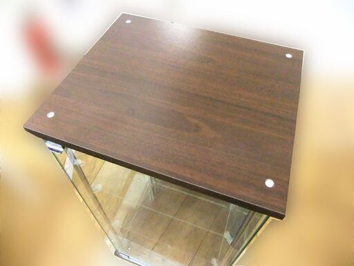 コレクションケース キュリオケース 横幅 約42.5cm 高さ 約85.5cm 三段 棚板ガラス 中古 札幌市 厚別区