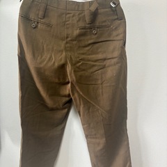 ブラウン スラックス メンズ ウエスト84cm ミリタリー系の画像