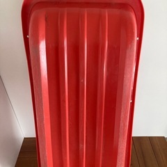 【栗山】大型★除雪用品「ジャンボスレー：運搬用そり/約134×66×19cm」ソリ/巨大/大型/雪運び/の画像