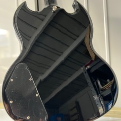 ブラックエレキギター　エピフォン sg ジャンクの画像