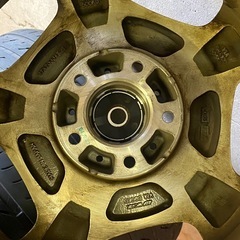 ※ タイヤホイール　4本セット　215/45R17 17インチ 5穴　2011年製　WORK RYVER レイバー　7Jx17+40 100-5H の画像