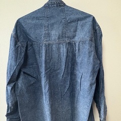 デニムシャツ メンズ オーバーサイズ L〜XL相当の画像