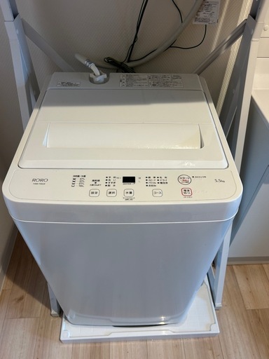 ?✨3/10までの赤字セール✨洗濯機　5.5kg 2024年製　YWM-T55LW　ヤマダ電機