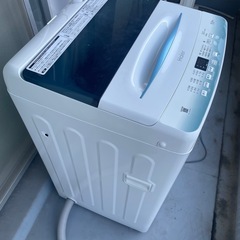 【引き取り限定・中古美品】2022年製 5.5kg 全自動洗濯機 動作良好 の画像