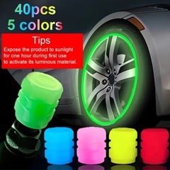 車用タイヤバルブキャップ 発光式の画像