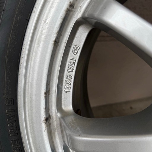 TOYOTA プリウス 純正ホイール 15インチ スタッドレスタイヤ 15×6 1/2J 40 ICE NAVI 6 195/65R1