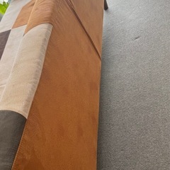 【美品】パッチワーク調ソファー　引き取り限定の画像