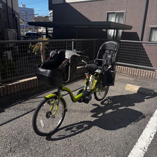 早い者勝ち】Panasonic電動自転車｜前後シート付｜3段変速｜69，