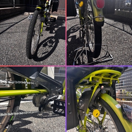 早い者勝ち】Panasonic電動自転車｜前後シート付｜3段変速｜69，