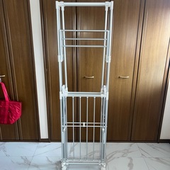 ニトリ 折りたたみできる大容量室内物干しの画像