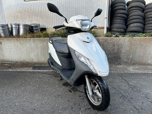 軽整備済み‼️ アドレス125 dt11a 白　配送可能　現車確認可能