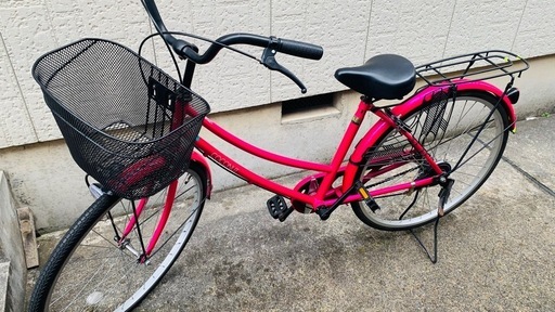 （受け渡し予定者仮決定中）ママチャリ 26インチ ピンク