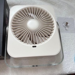 卓上扇風機 ホワイト の画像