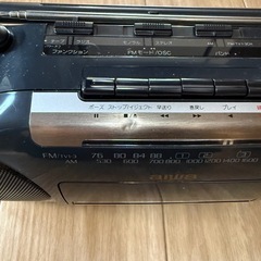 (購入者決まりましたm(._.)m)Aiwa ラジオ カセット プレイヤーの画像