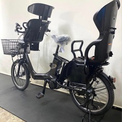 1年保証 大容量　パナソニック　ギュットアニーズ　黒色　人気　電動アシスト自転車 g217の画像