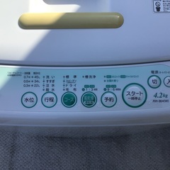 東芝全自動洗濯機　4.2k  ロープライス　の画像