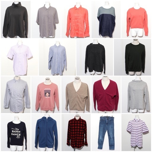 最終価格‼️【75点】UNIQLO＆GU限定 レディース メンズ 古着 問屋 卸売 まとめ売り 大量