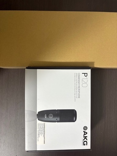 3/8まで！未使用　AKG アーカーゲー P120 コンデンサーマイク マイクスタンドセット
