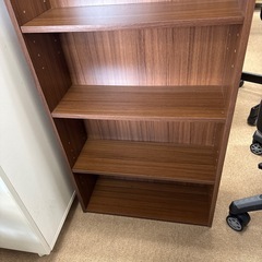 収納棚　本棚　木目調　ブラウンの画像