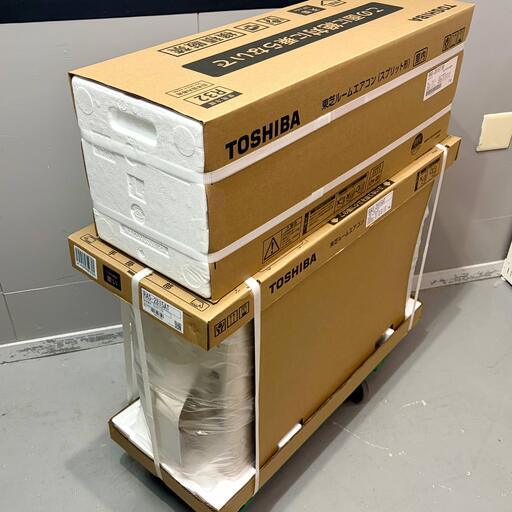 X2　東芝　2.8K　エアコン RAS-2815T　冷暖房　10畳用 2025年製　壁掛け 単相100V　40217H02　ジ
