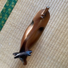 丑の置物の画像