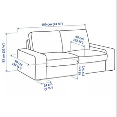 IKEA KIVIKシーヴィク ソファーの画像