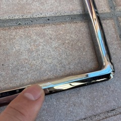 ナンバープレートリム　ナンバーフレームの画像