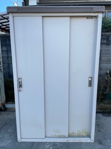 YODOKO　ヨド物置　カギ1本　中古　物置