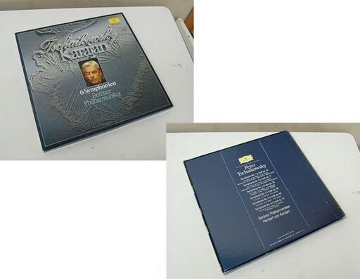 見本盤 Karajan LPレコード Tschaikowsky 6 Symphonien 6枚組 MG8376～MG8381 カラヤン チャイコフスキー交響曲全集 札幌市 清田区 平岡