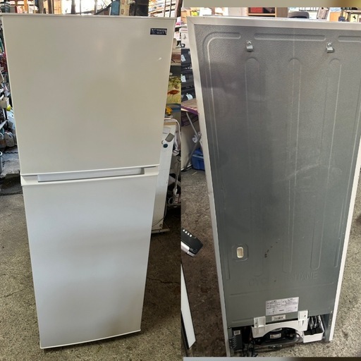 ヤマダ電機 2ドア冷蔵庫 (225L・右開き） ホワイト YRZF23G1