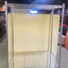 ※ 3段スチールラック　メタルシェルフ　（約）幅　91cmの画像