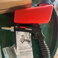 サンドブラストガン 未使用 砂付きの画像